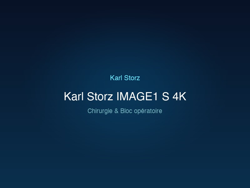 Karl Storz IMAGE1 S 4K