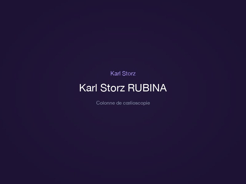 Karl Storz RUBINA