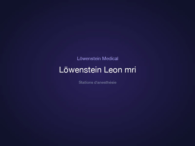 Löwenstein Leon mri