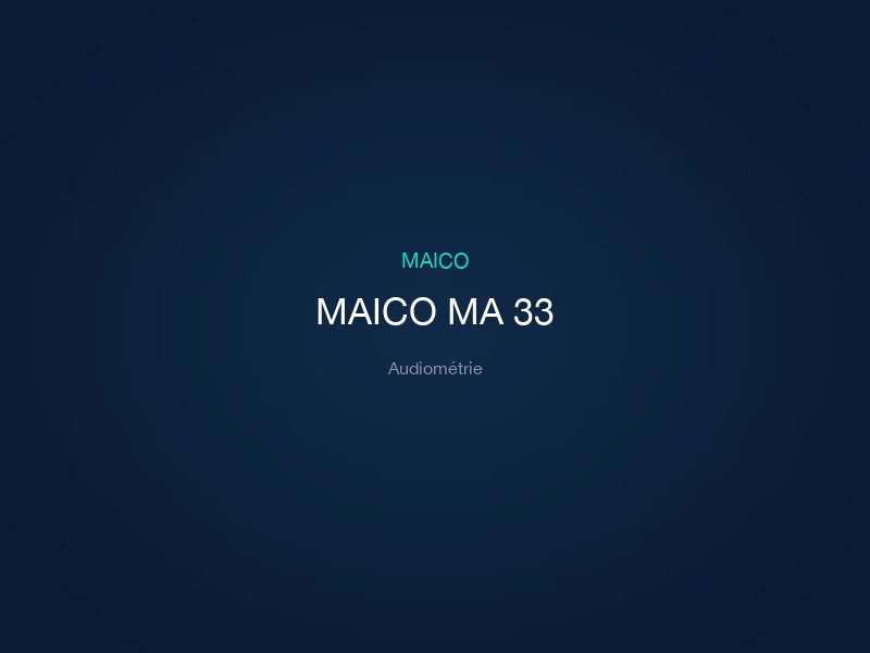 MAICO MA 33