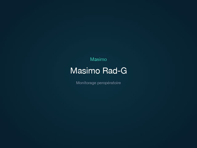 Masimo Rad-G