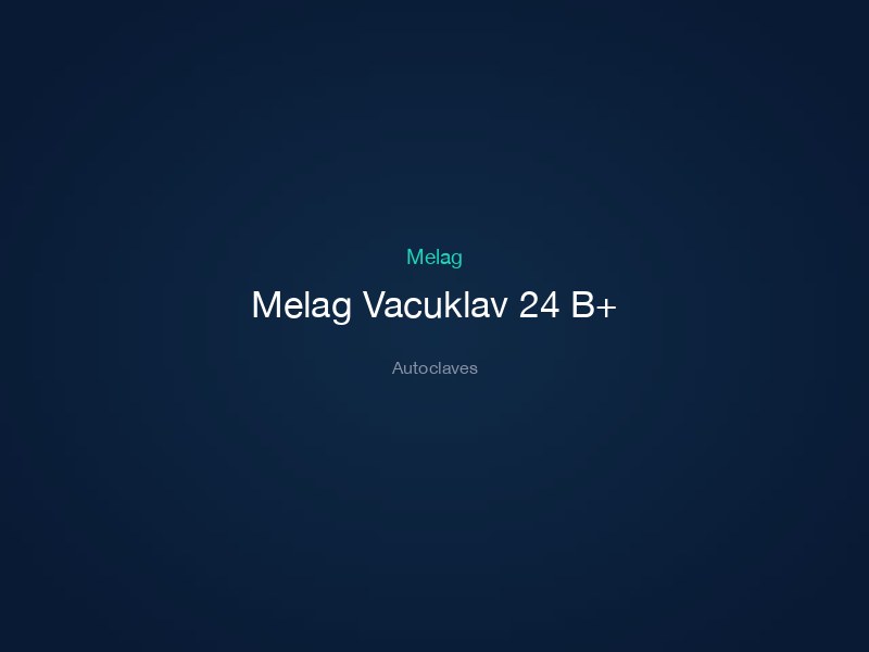 Melag Vacuklav 24 B+