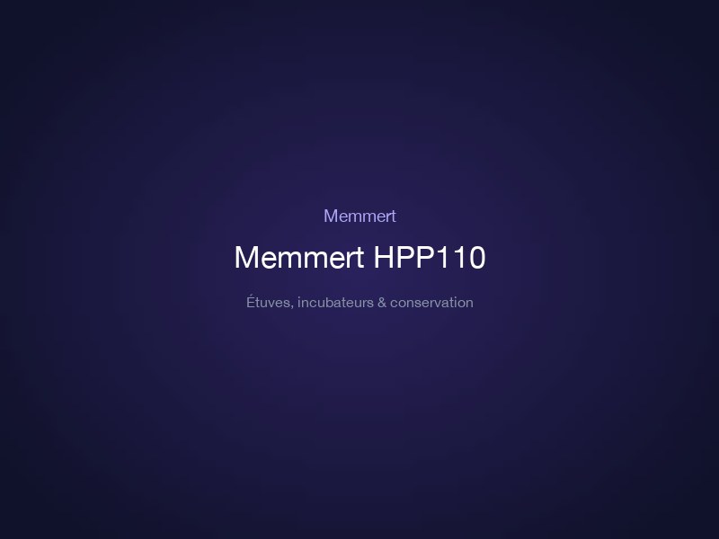 Memmert HPP110