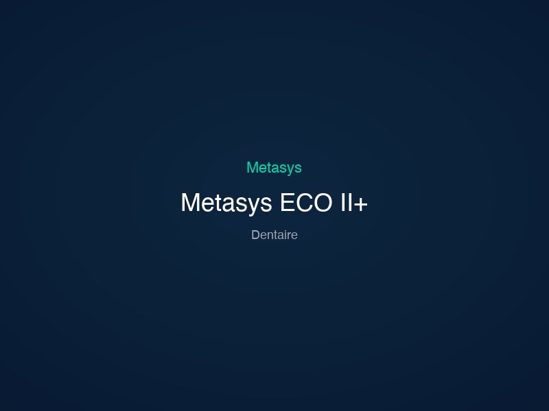 Metasys ECO II+