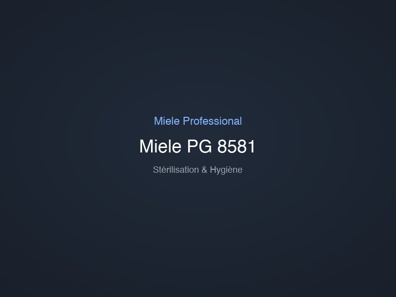Miele PG 8581