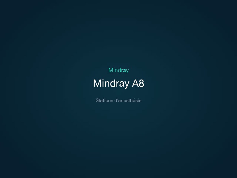 Mindray A8