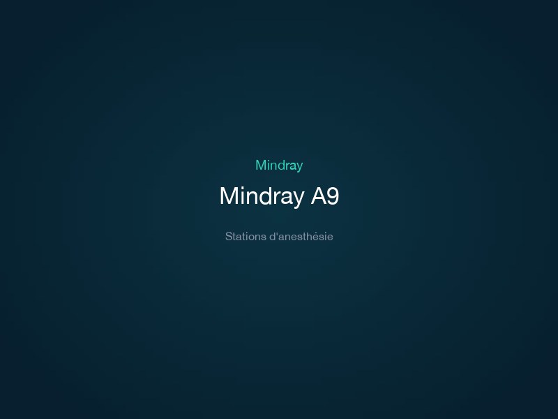 Mindray A9