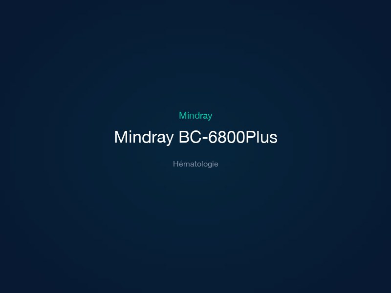 Mindray BC-6800Plus