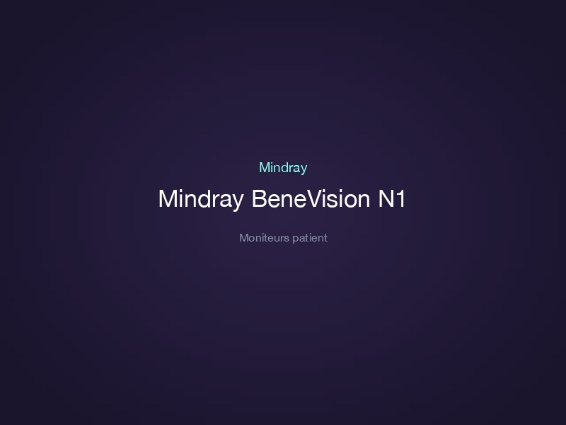 Mindray BeneVision N1