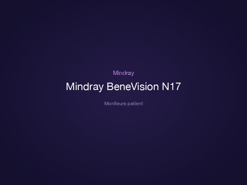 Mindray BeneVision N17