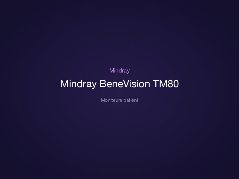 Mindray BeneVision TM80