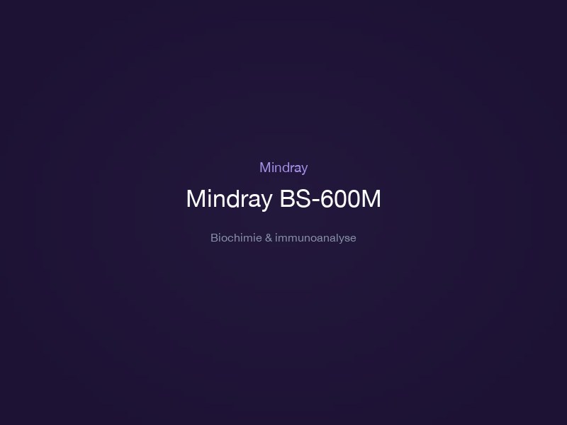 Mindray BS-600M