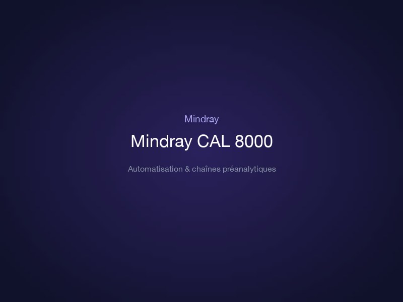 Mindray CAL 8000