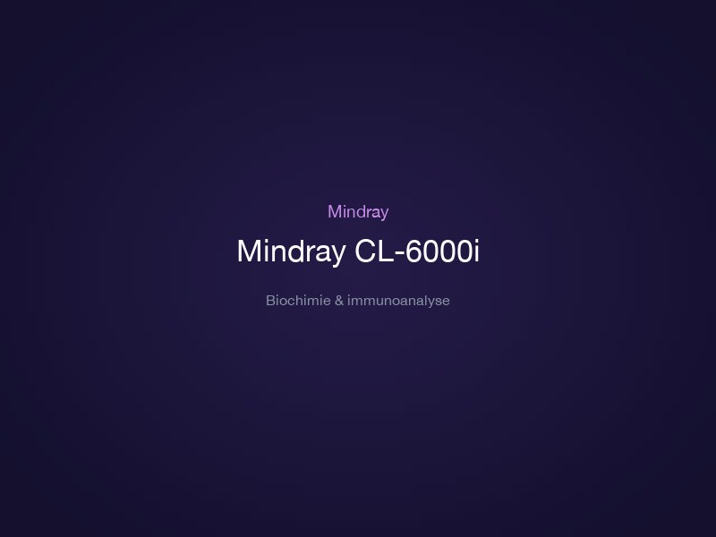 Mindray CL-6000i