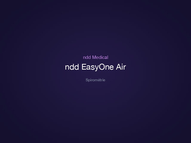 ndd EasyOne Air