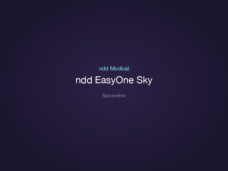 ndd EasyOne Sky