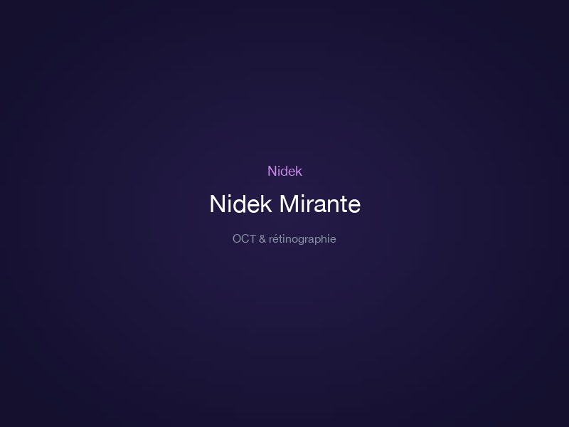 Nidek Mirante