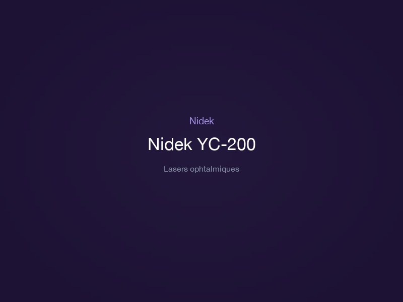 Nidek YC-200
