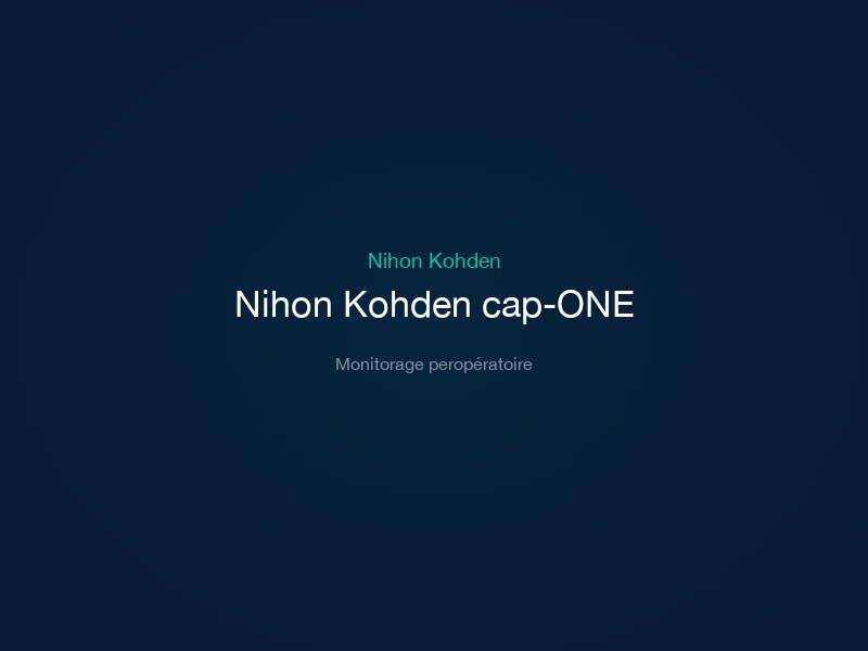 Nihon Kohden cap-ONE