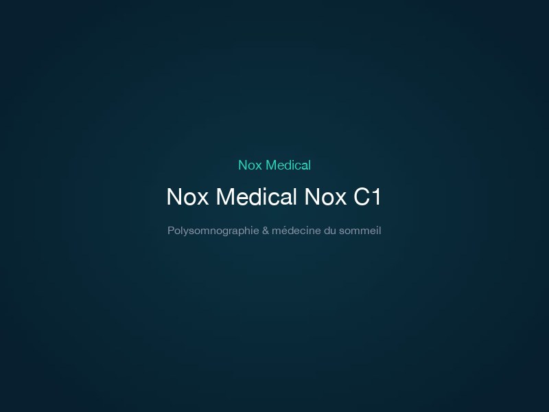 Nox Medical Nox C1