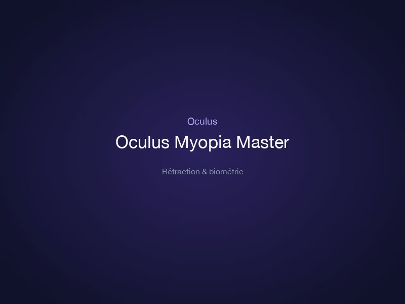 Oculus Myopia Master
