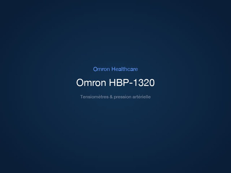 Omron HBP-1320