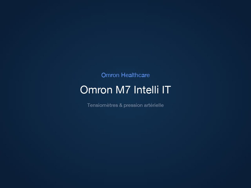 Omron M7 Intelli IT
