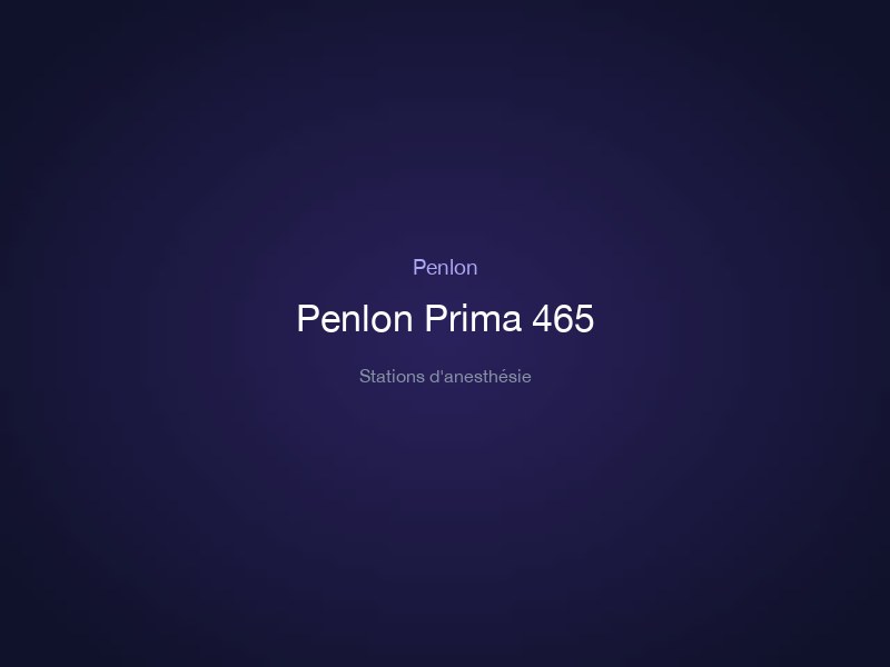 Penlon Prima 465