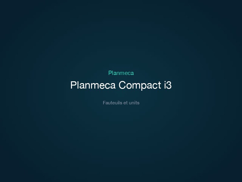 Planmeca Compact i3
