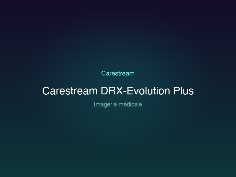 Carestream DRX-Evolution Plus