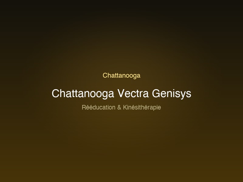 Chattanooga Vectra Genisys
