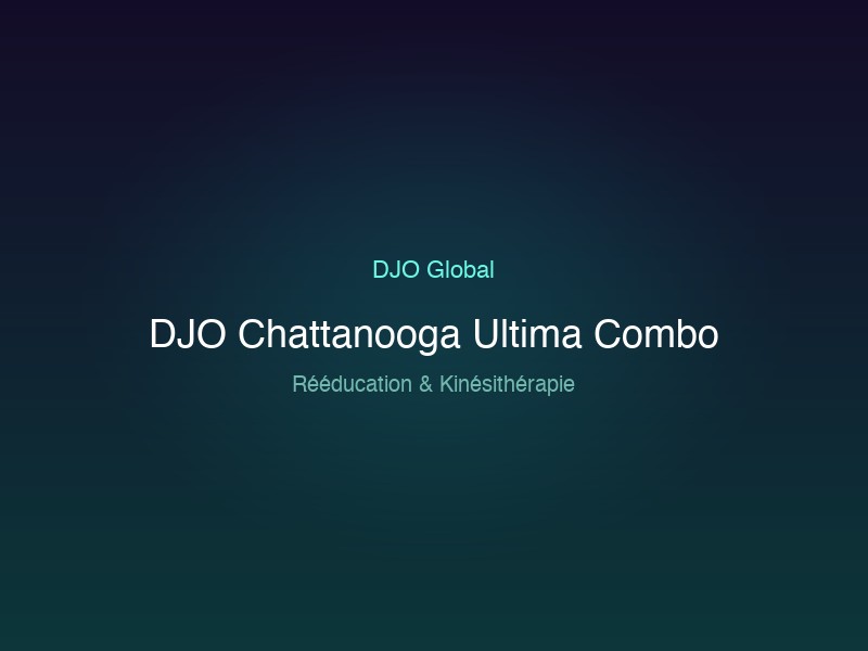 DJO Chattanooga Ultima Combo