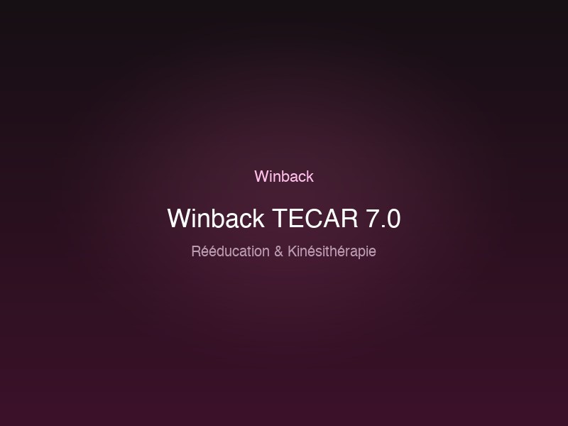 Winback TECAR 7.0
