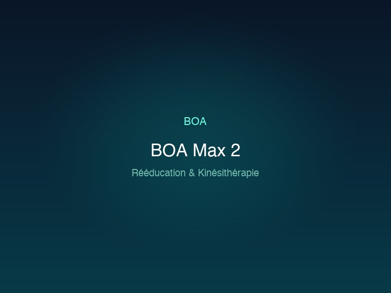 BOA Max 2