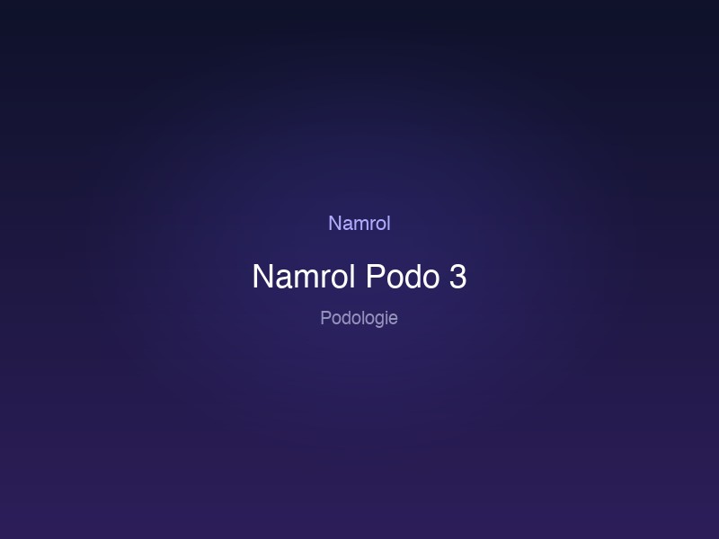 Namrol Podo 3