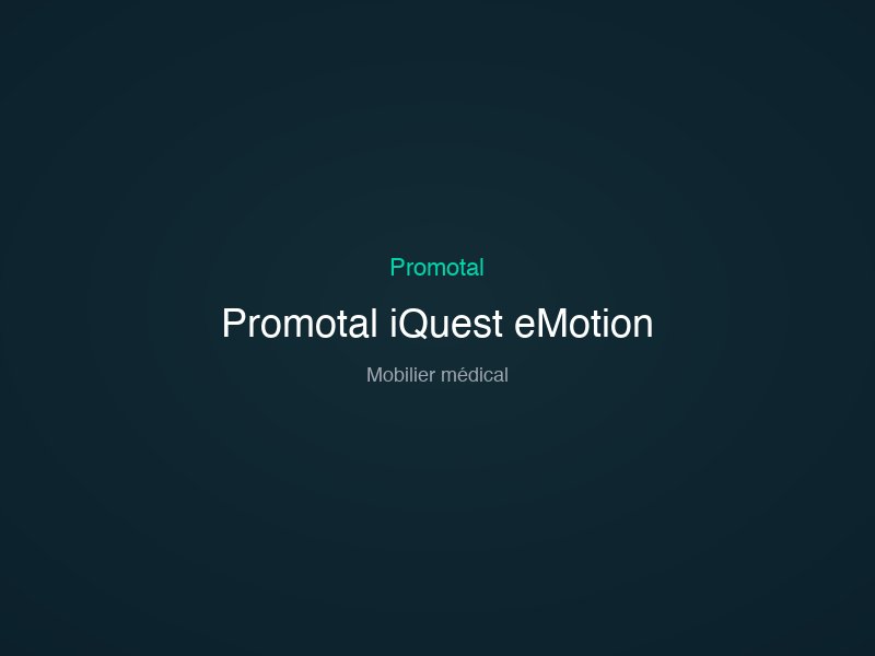 Promotal iQuest eMotion