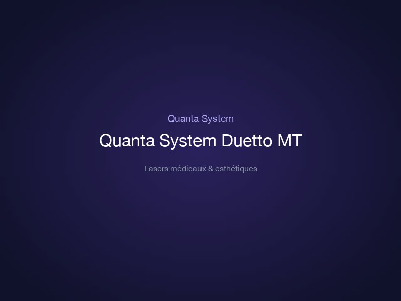 Quanta System Duetto MT