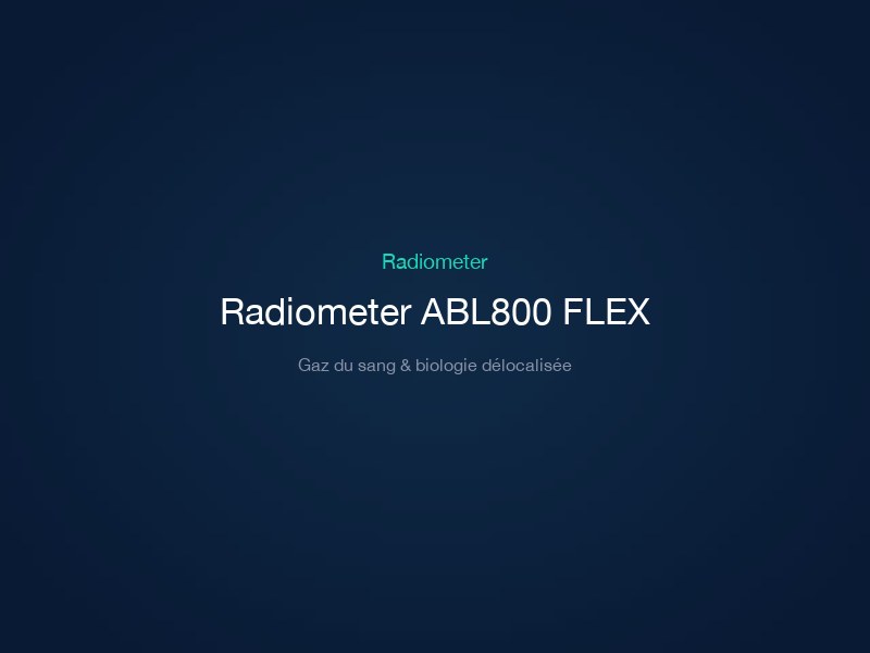 Radiometer ABL800 FLEX