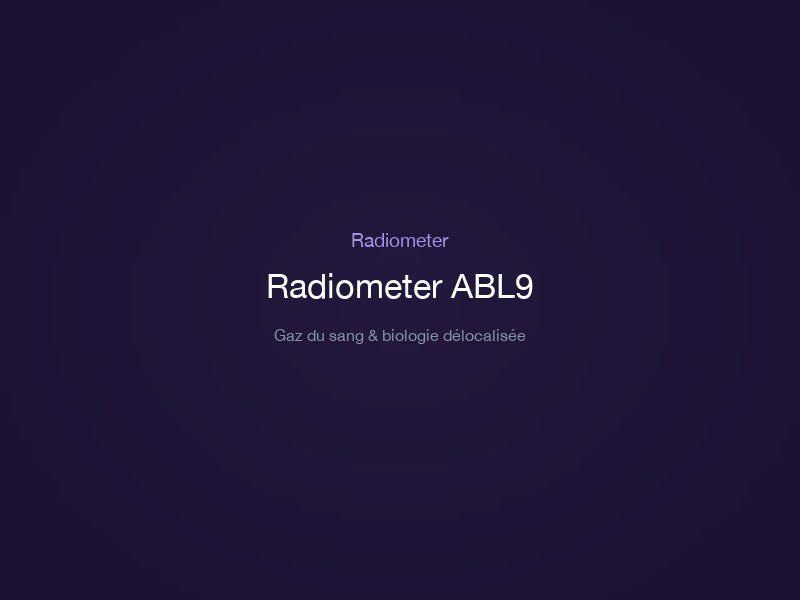 Radiometer ABL9