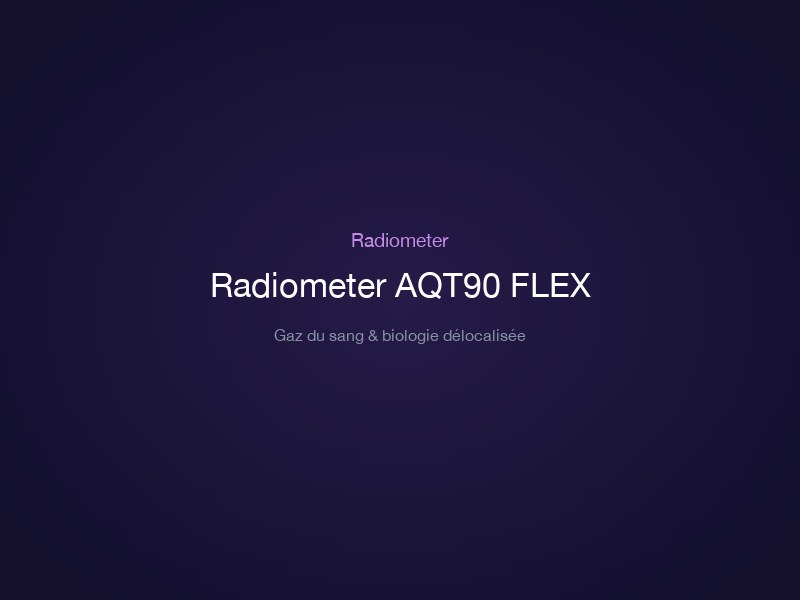 Radiometer AQT90 FLEX