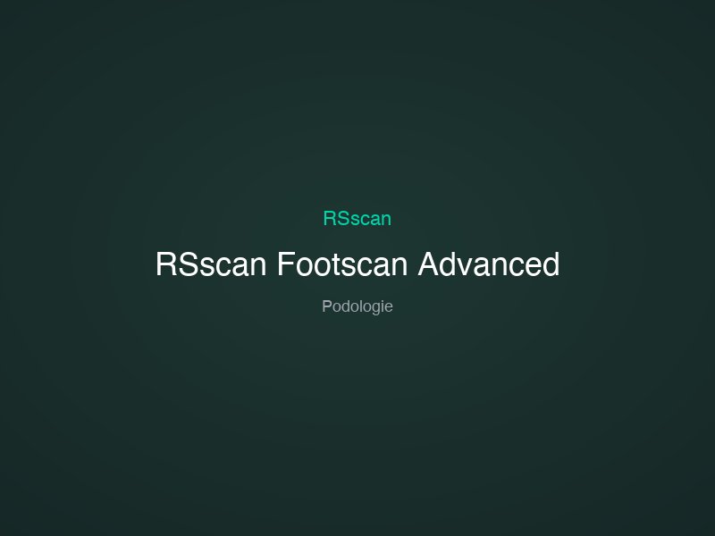 RSscan Footscan Advanced