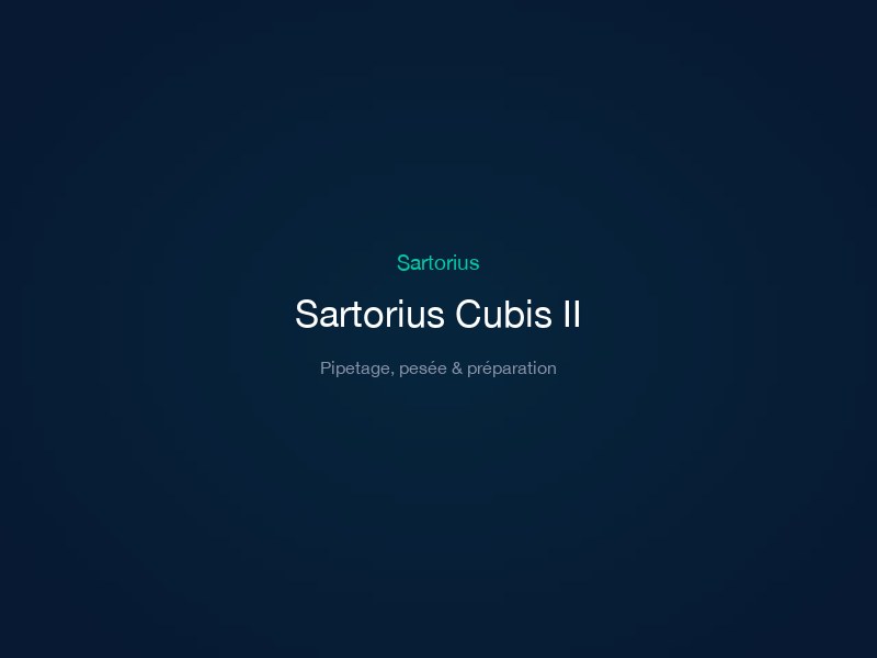 Sartorius Cubis II