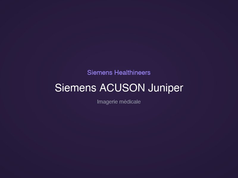Siemens ACUSON Juniper