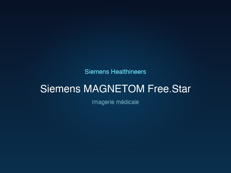Siemens MAGNETOM Free.Star