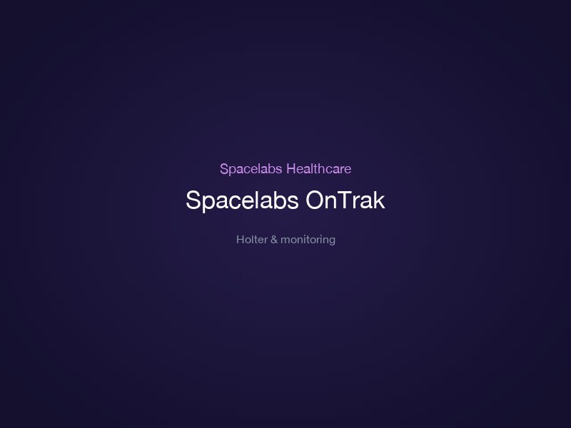 Spacelabs OnTrak