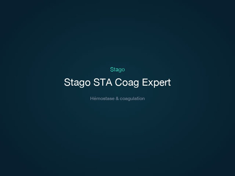 Stago STA Coag Expert