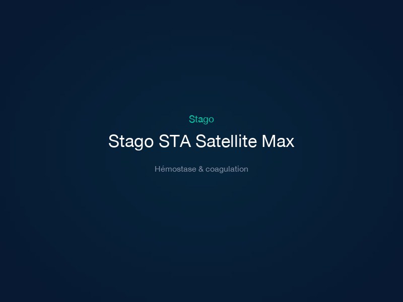 Stago STA Satellite Max