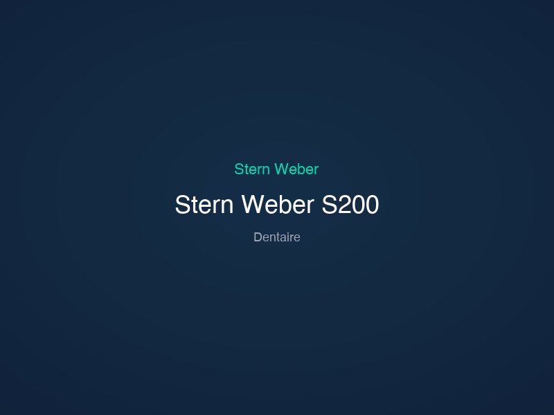Stern Weber S200