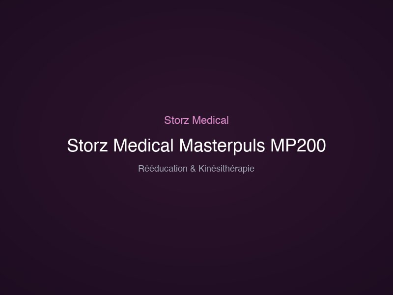 Storz Medical Masterpuls MP200
