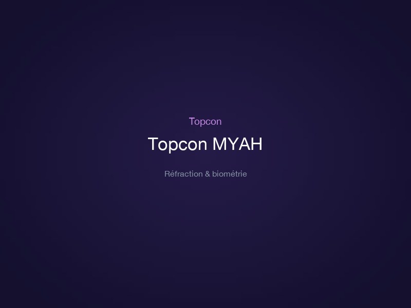 Topcon MYAH